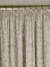 William Morris At Home Sunflower Hessian Natural Ready Made Curtains